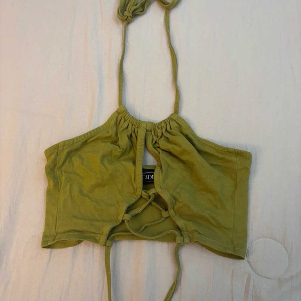 Cider Olive Green Top